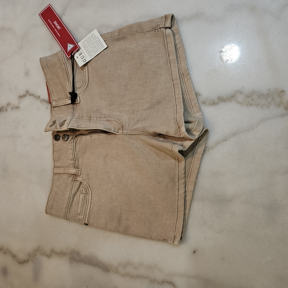 Guess Women's Beige/Tan Jean Shorts